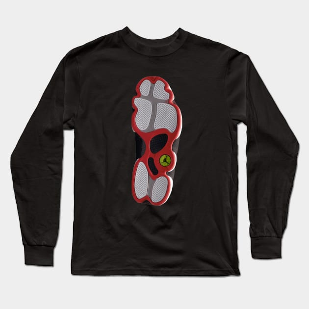 AJ 13 SOLES edition Long Sleeve T-Shirt by Buff Geeks Art